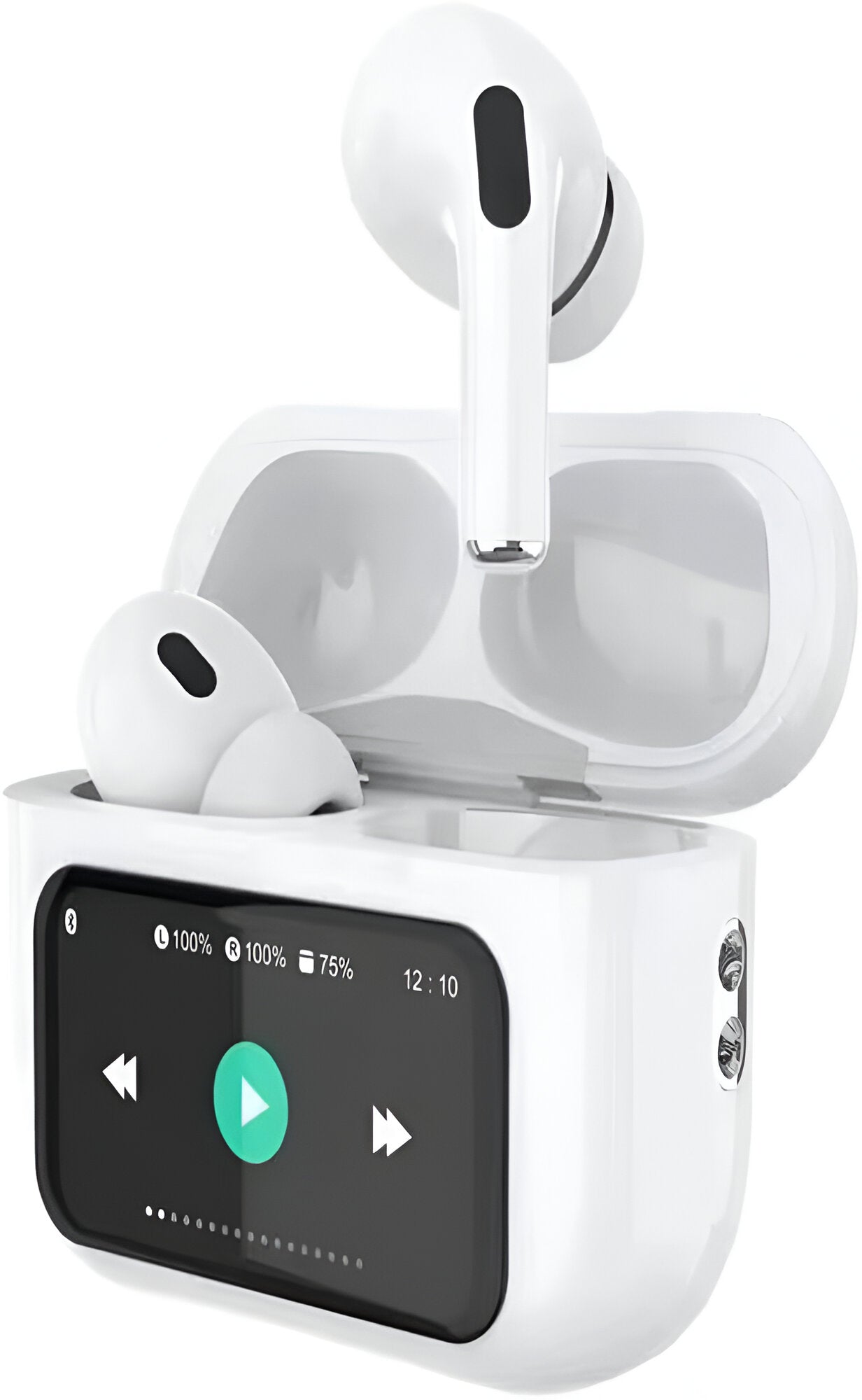 SmartView Earbuds – Touchscreen Charging Case